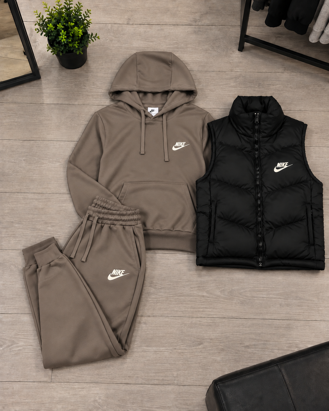 Essential 3-Piece Padded Tracksuit Set