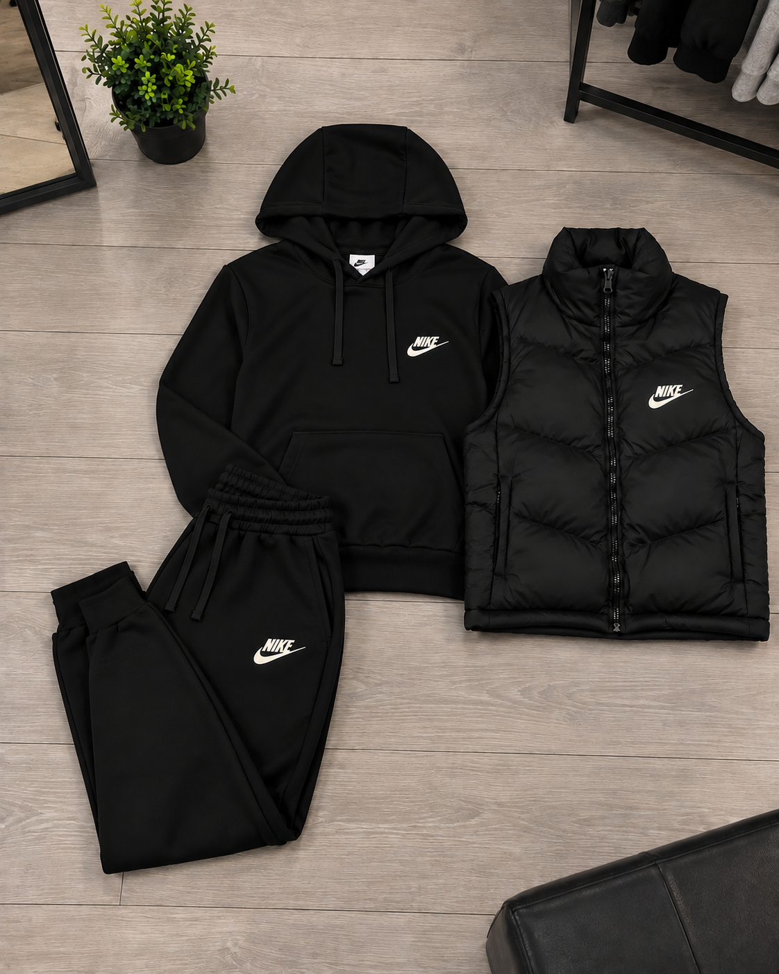 Essential 3-Piece Padded Tracksuit Set