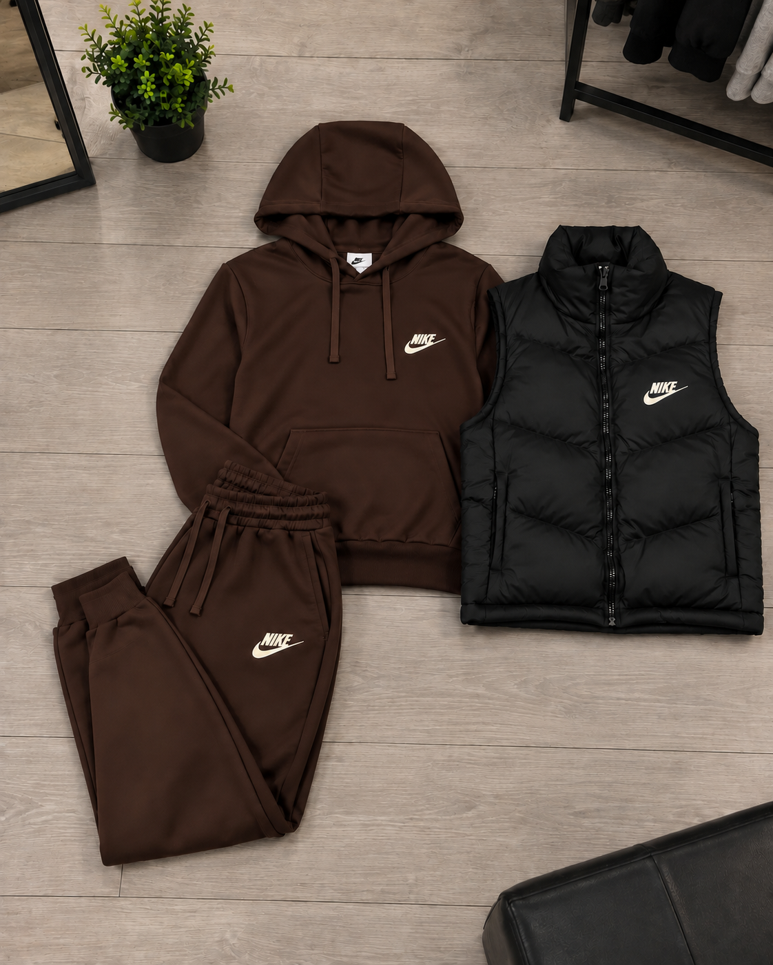 Essential 3-Piece Padded Tracksuit Set