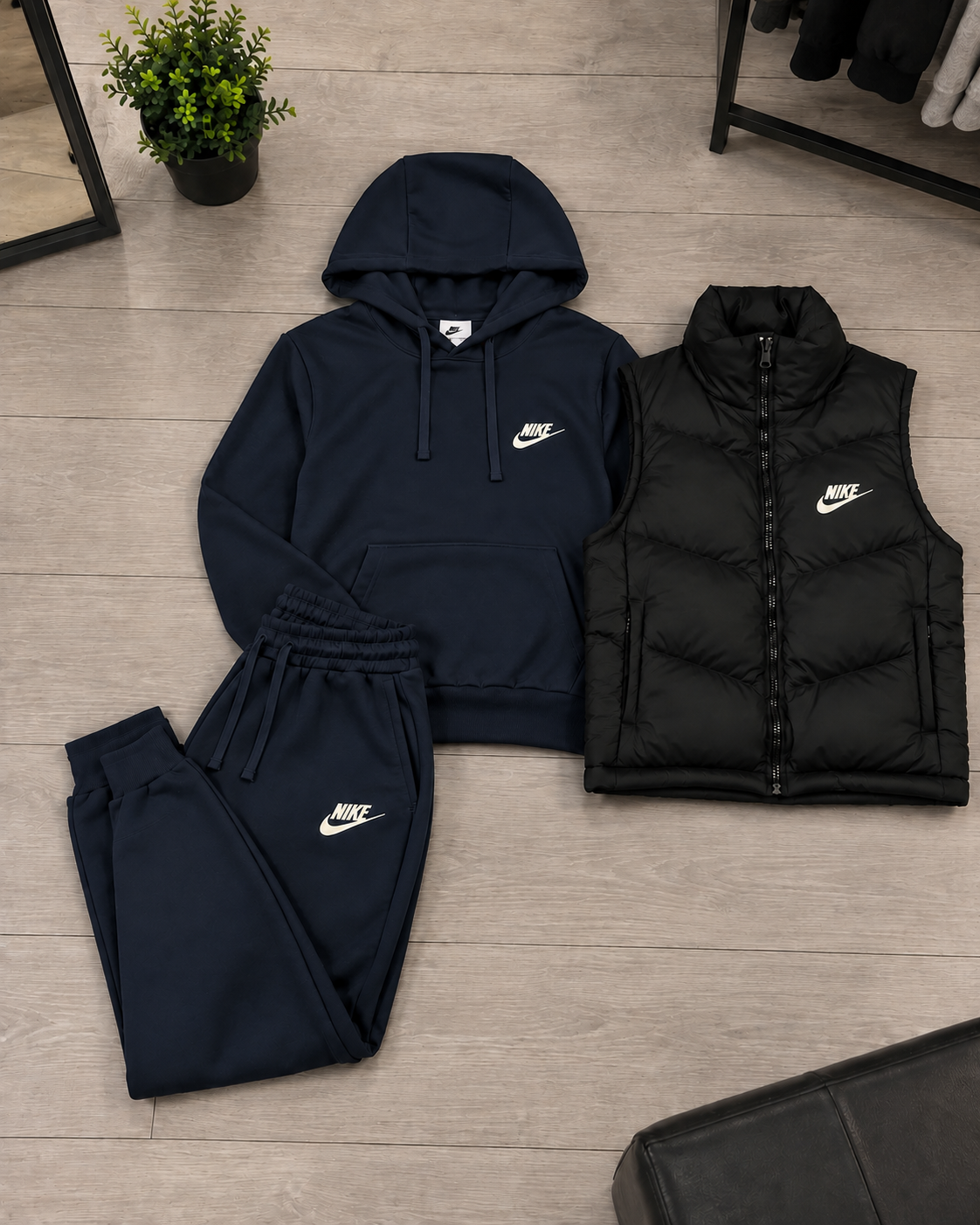 Essential 3-Piece Padded Tracksuit Set