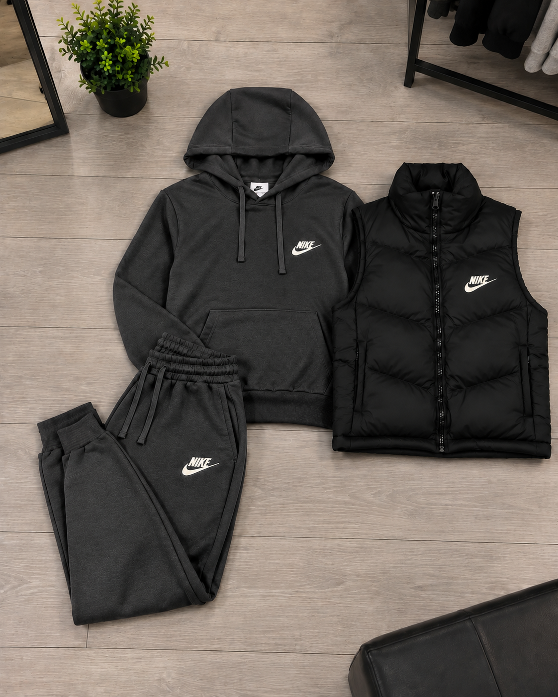 Essential 3-Piece Padded Tracksuit Set