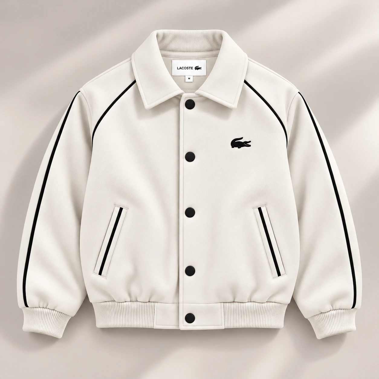 Heritage Varsity Jacket – Cream