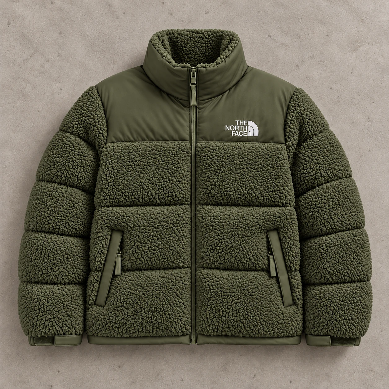 Arctic Sherpa | Winter Jacket – Olive Green