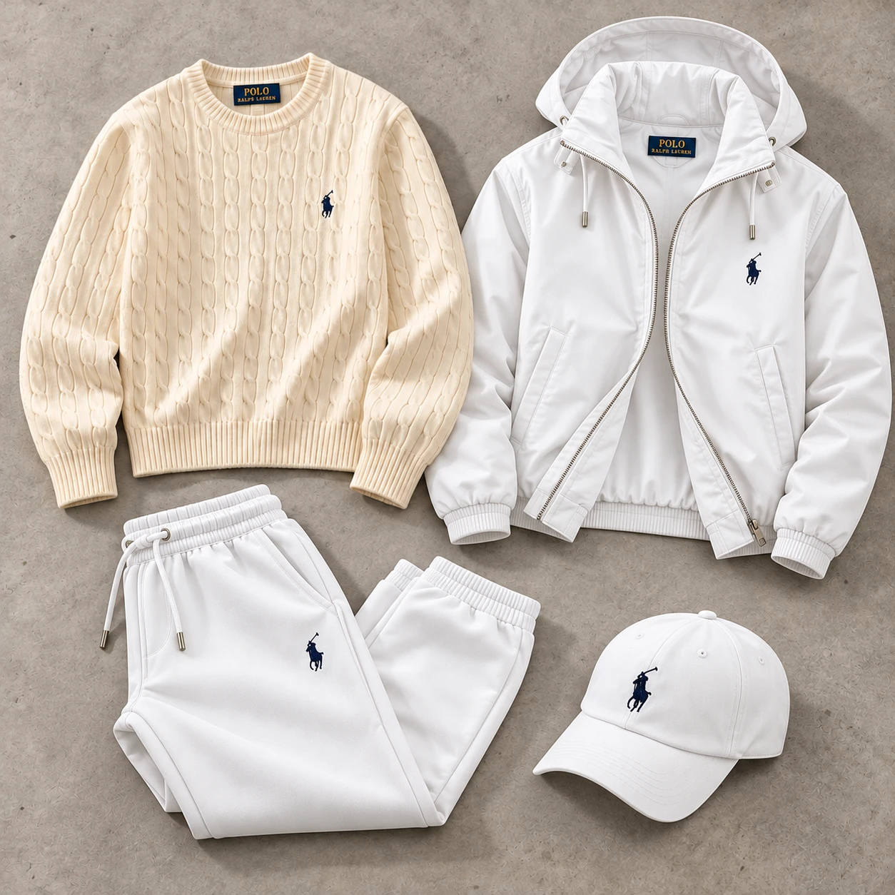 Heritage Luxe - 4-Piece Winter Set – White