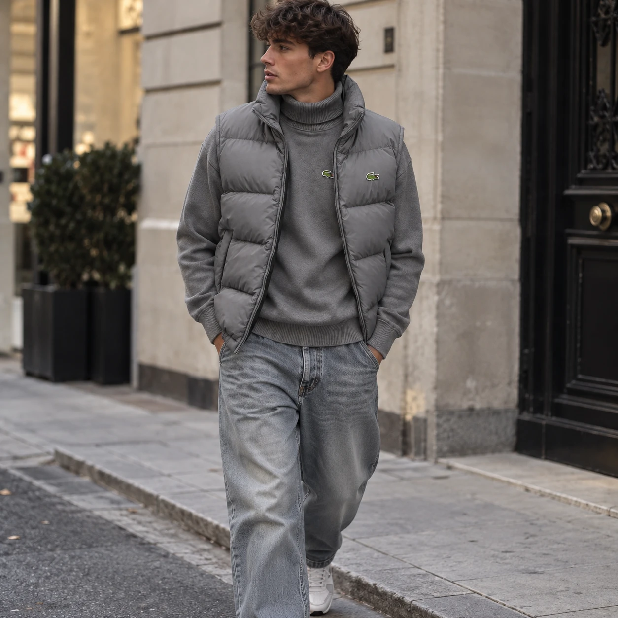 Heritage Winter Duo – Puffer Vest & Turtleneck Set