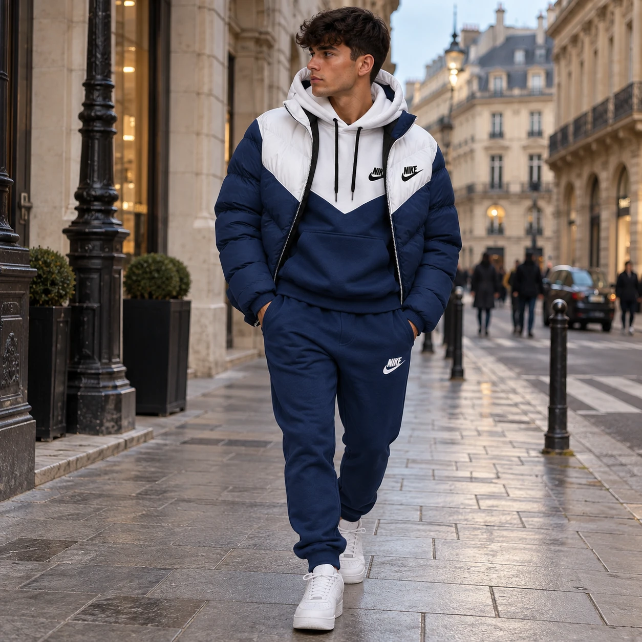 Winter Duo – Puffer Jacket & Hoodie Set